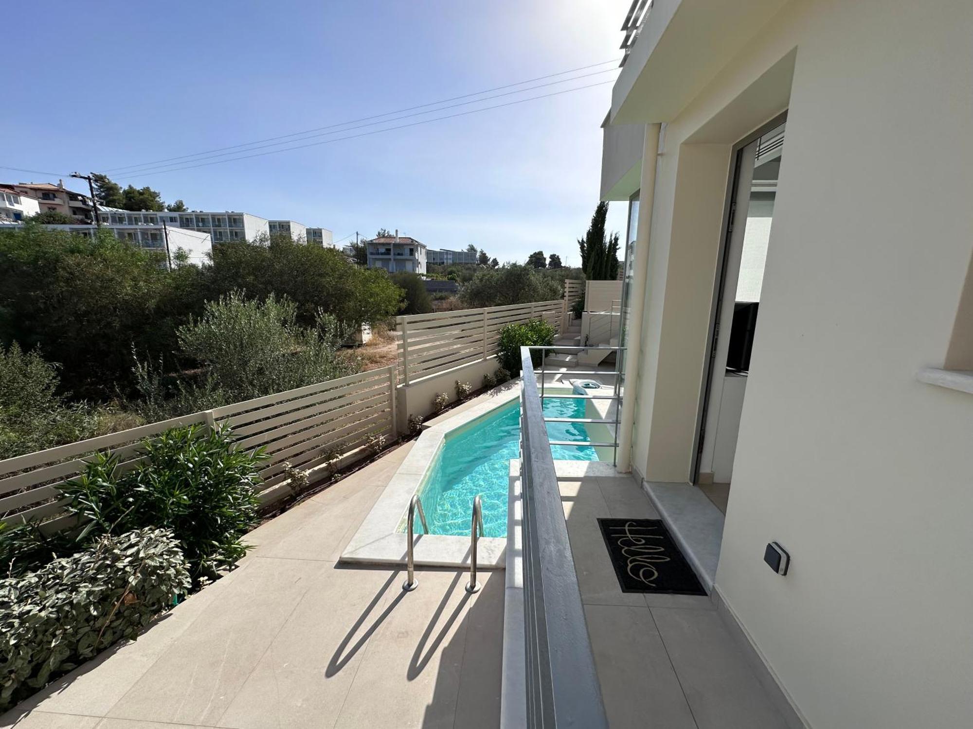 Rvg Rania House With Pool Lägenhet Porto Heli Exteriör bild